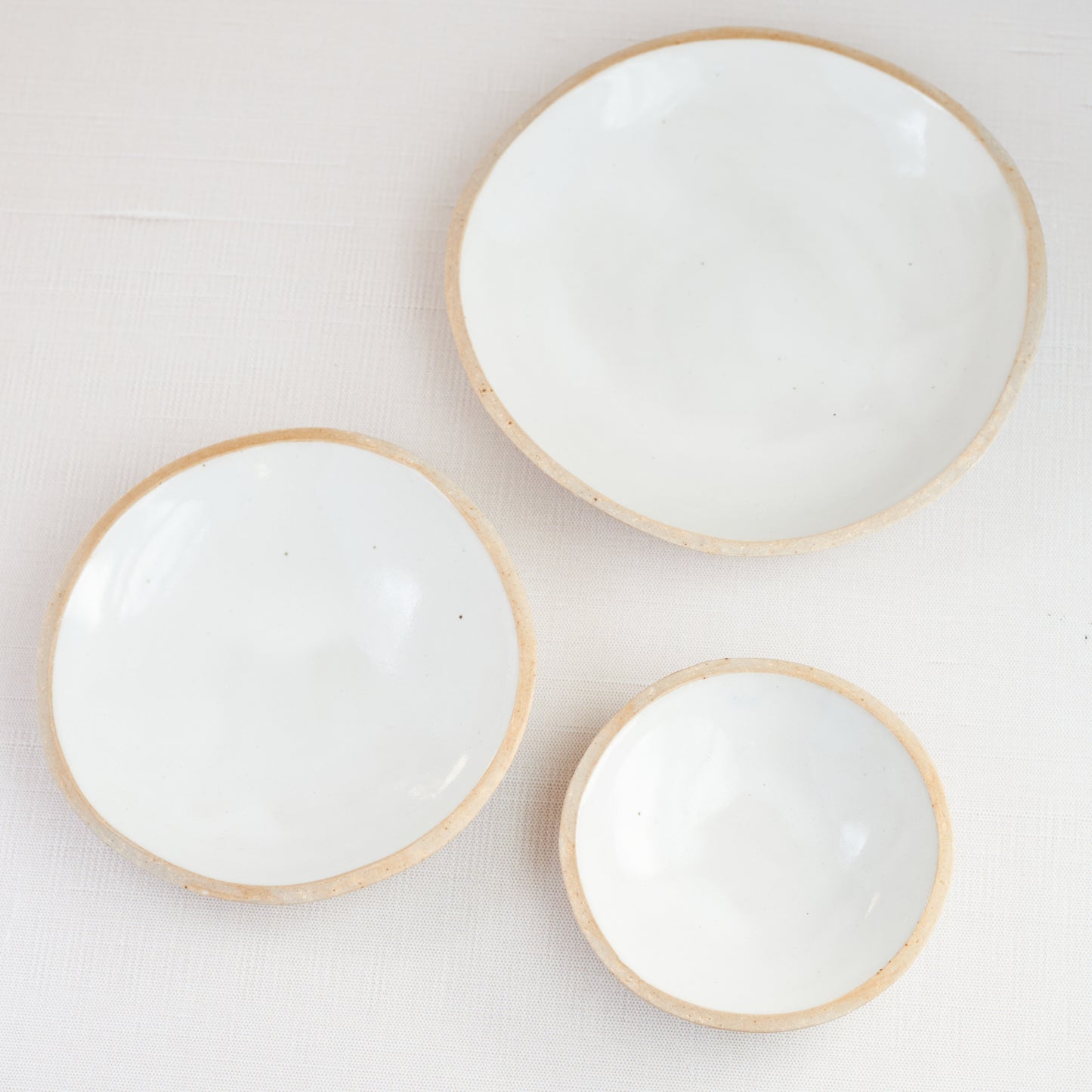 Raw Edge Nesting Bowl Set